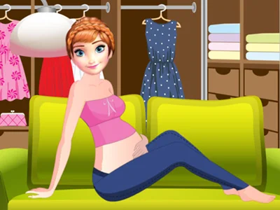 Pregnant Anne Dressing Room - Play Free Game