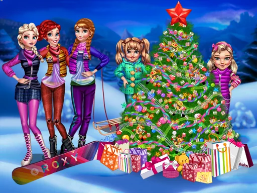 Play Princess Christmas Night - Free Online Game