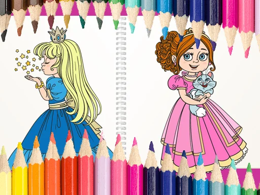 Play princess-coloring-book - Free Online Game