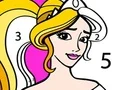 Play princess-coloring-by-number - Free Online Game