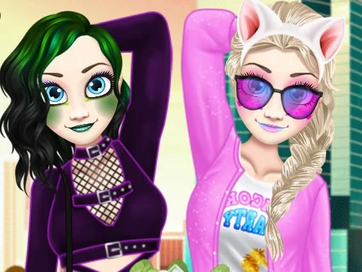 Play princess-ella-soft-vs-grunge - Free Online Game