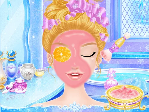 Princess Salon Frozen Party - Play Free Game