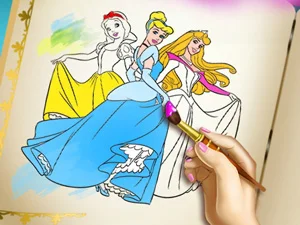 Princesses Coloring Book - Play Free Game