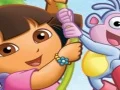 Play Puzzle Fun Dora With Boots - Free Online Game
