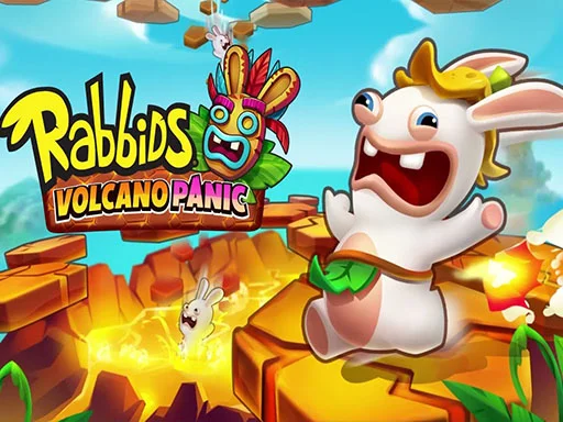 Play rabbids-volcano-panic - Free Online Game