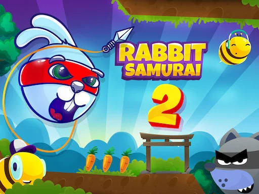 Rabbit Samurai 2 - Play Free Game