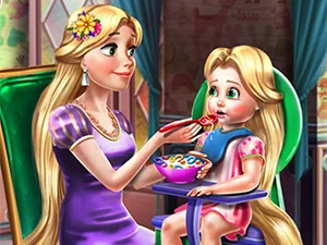 Play Rapunzel: feeding the baby - Free Online Game