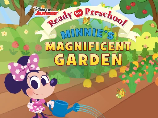 Ready For Preschool Minnie's Magnificent Garden - Play Free Game