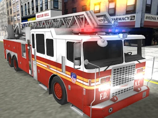 Play Real Truck Fire Drive Sim - Free Online Game