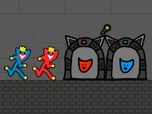 Play red-and-blue-stickman-huggy-2 - Free Online Game