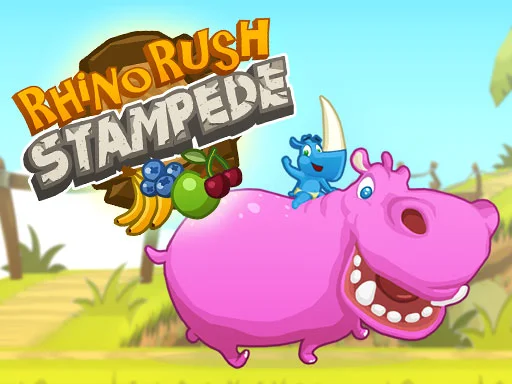 Rhino Rush Stampede - Play Free Game