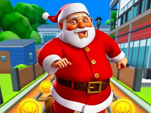 Play santa-city-run-surfers - Free Online Game