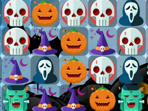 Scary Halloween Match 3 - Play Free Game
