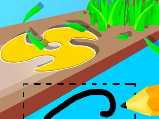 Play Scribble Grass Cutter - Free Online Game