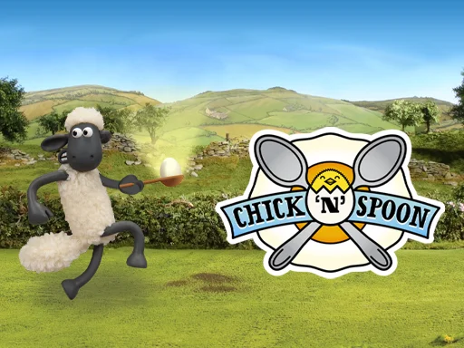 Play shaun-the-sheep-chick-n-spoon - Free Online Game