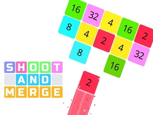 Play shoot-and-merge-the-numbers - Free Online Game