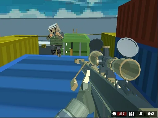 Shooting Blocky Combat Swat Gungame Survival - Play Free Game