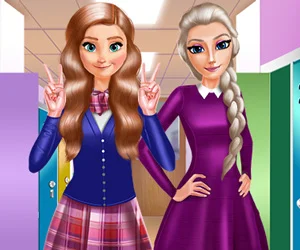 Sisters Back to School - Play Free Game