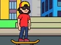 Play skateboard-wheelie - Free Online Game