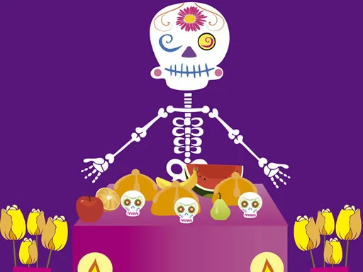 Skeleton party hidden - Play Free Game