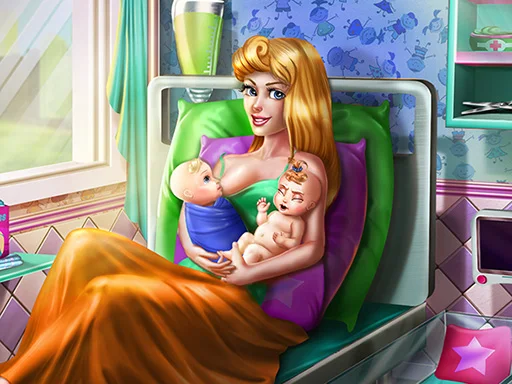 Sleepy Princess Twins Birth - Play Free Game