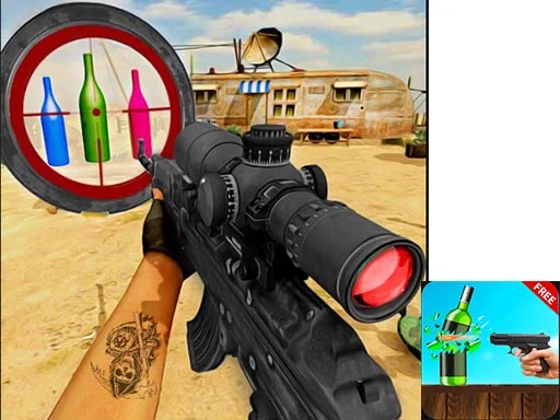 Sniper Bottle Shooting - Play Free Game