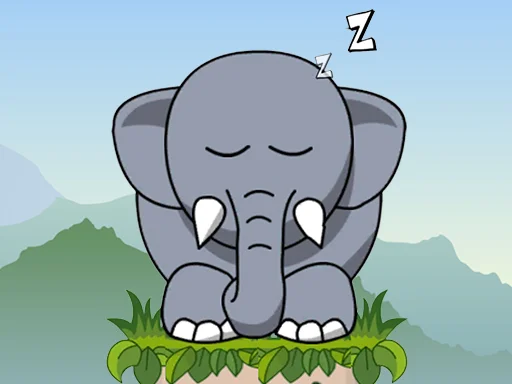 Snoring Elephant Puzzle - Play Free Game