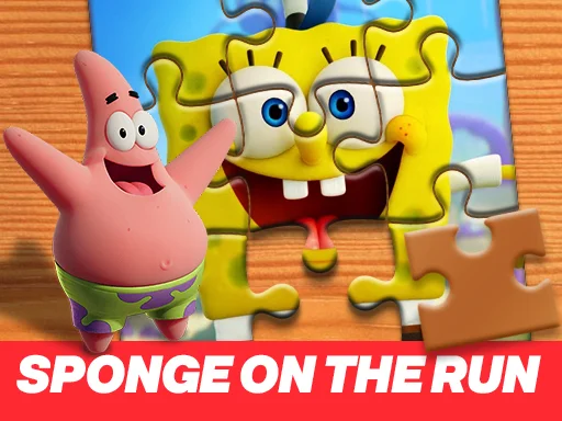 Play sponge-on-the-run-jigsaw-puzzle - Free Online Game