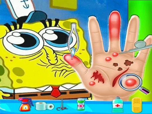 Play spongebob-hand-doctor - Free Online Game