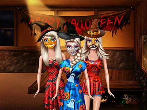 Play spooky-halloween-dolls - Free Online Game