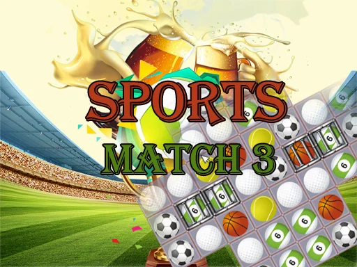 Play sports-match-3 - Free Online Game