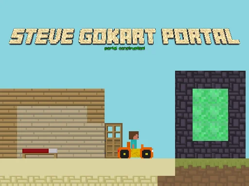 Play steve-gokart-portal - Free Online Game
