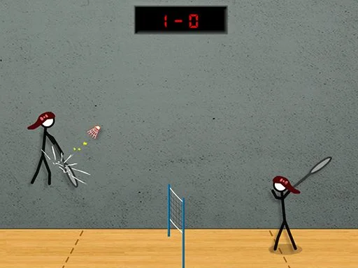 Stick Figure Badminton 2 - Play Free Game