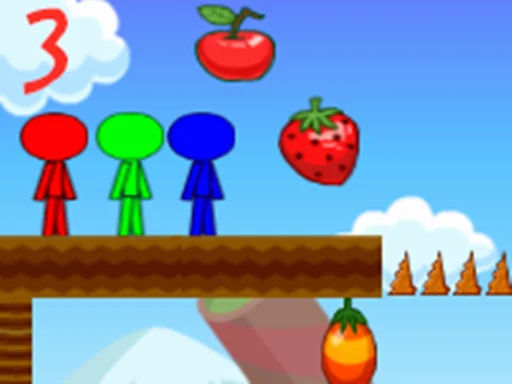 Play stickman-bros-in-fruit-island-3 - Free Online Game