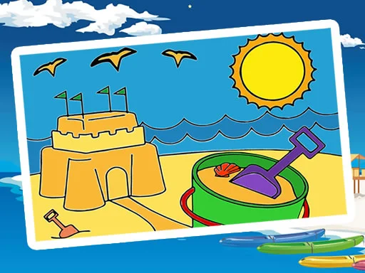 Play Summer Coloring Pages - Free Online Game