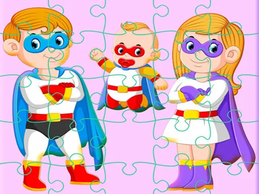 Play Super Hero Family Jigsaw - Free Online Game