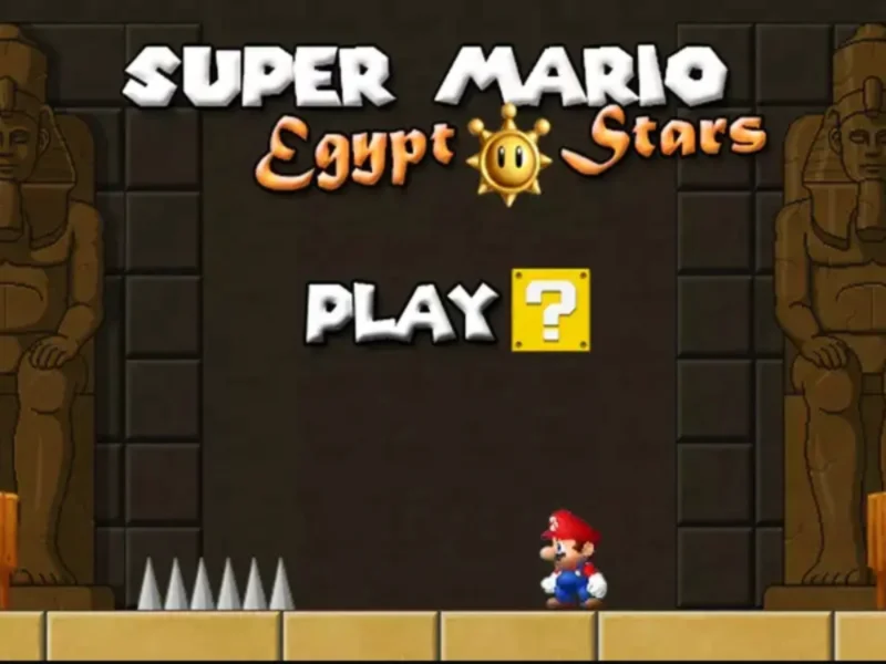 Play Super Mario Egypt Stars - Free Online Game
