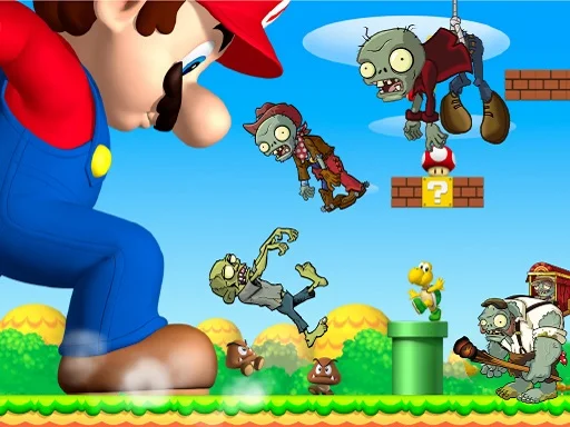 Play super-mario-shooting-zombie - Free Online Game