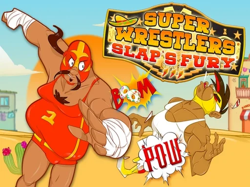 Play super-wrestlers-slaps-fury - Free Online Game