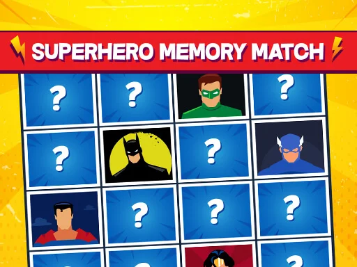 Superhero Memory Match - Play Free Game