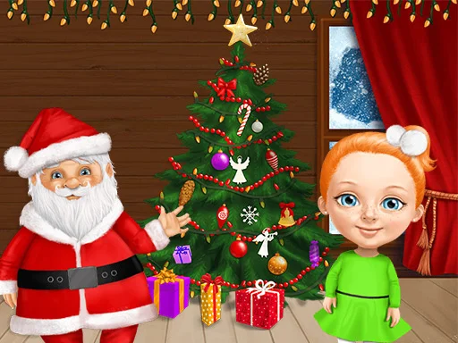 Sweet Baby Girl Christmas - Play Free Game