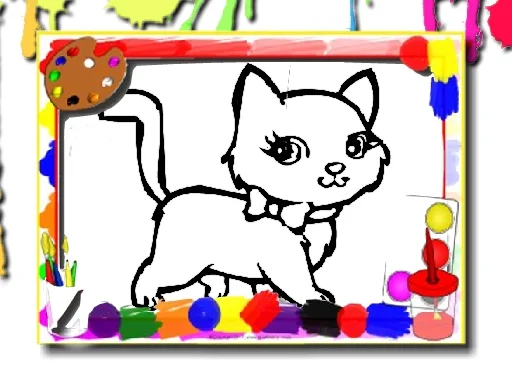 Sweet Cats Coloring - Play Free Game