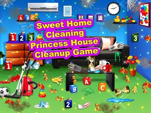 Sweet Home Cleaning: Princess House Cleanup Game - Play Free Game