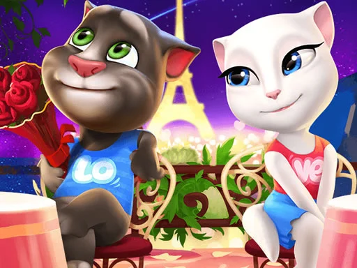 Play talking-tom-and-angela-coloring - Free Online Game