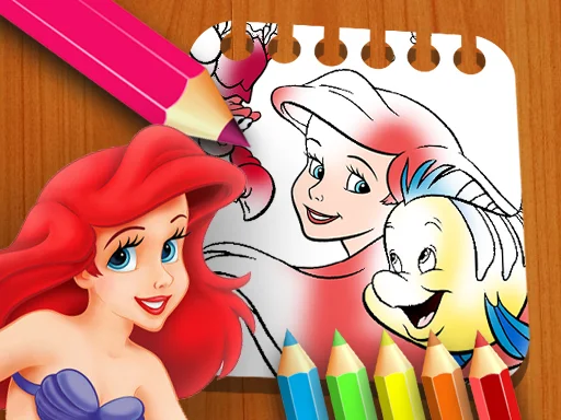 The Little Mermaid Coloring Book - Play Free Game