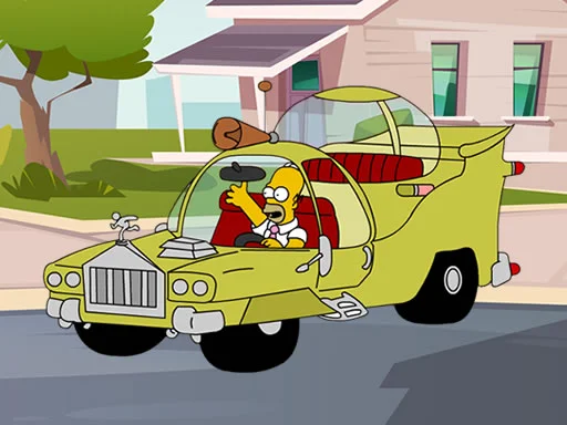 Play The Simpsons Car Jigsaw - Free Online Game