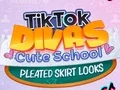 Play tiktok-divas-cute-school-pleated-skirt-looks - Free Online Game