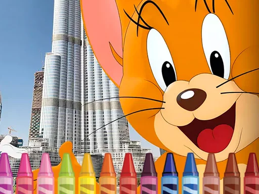Play Tom and Jerry Coloring - Free Online Game