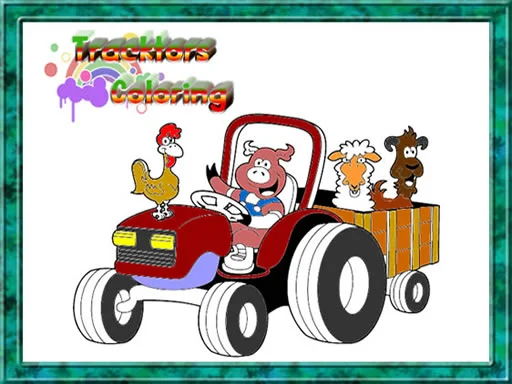 Play tractor-coloring-pages - Free Online Game