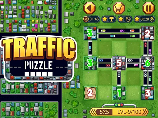 Play traffic-puzzle - Free Online Game